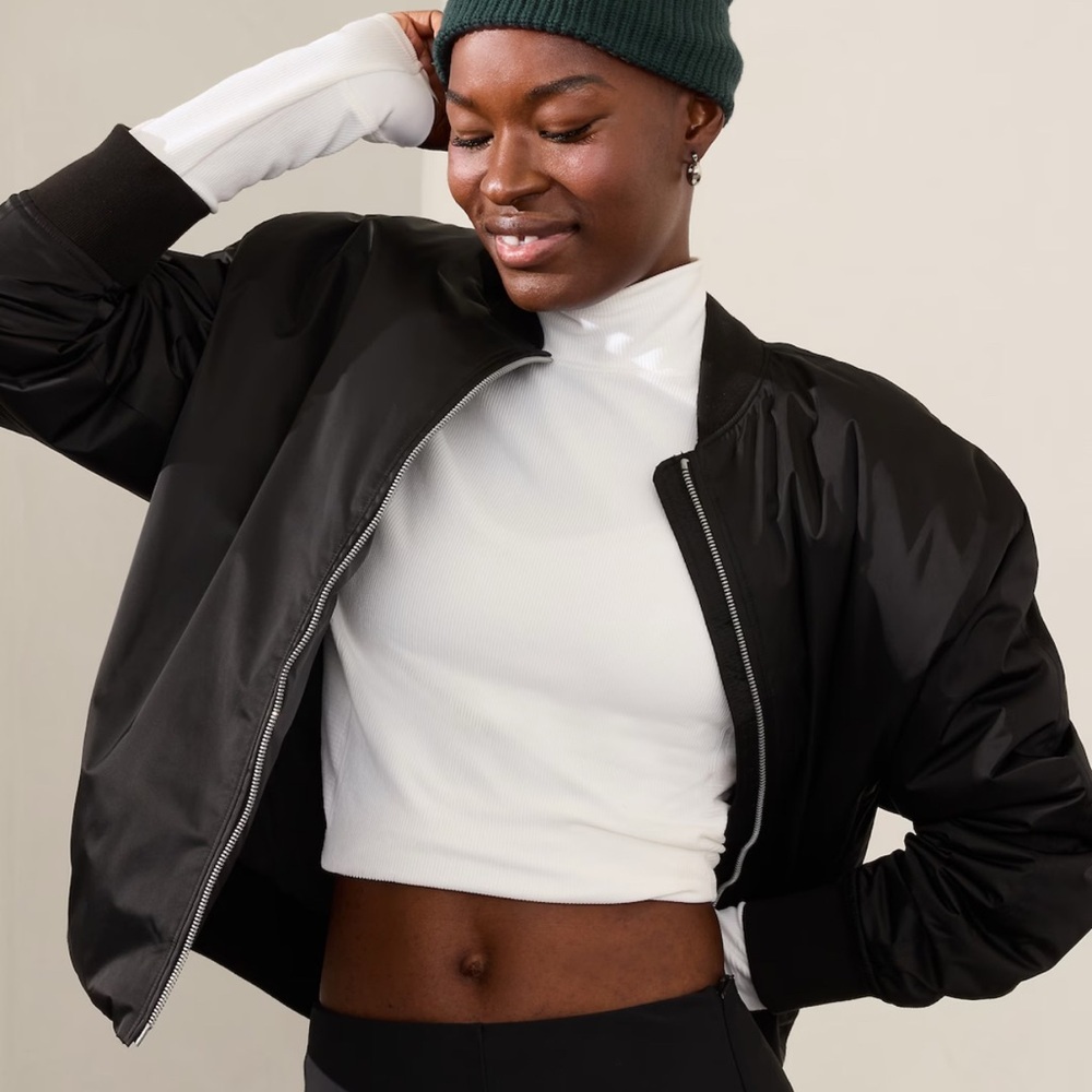 Athleta Cozy Hour Beanie, Cypress - Picture 2 of 4